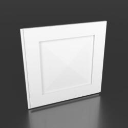  PIRAMIDA piramis fehér festhető polisztirol dekor falpanel (50x50cm)