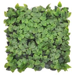  GD275 50x50 cm UV álló kültéri élethű műanyag zöldfal növényfal panel, levelek