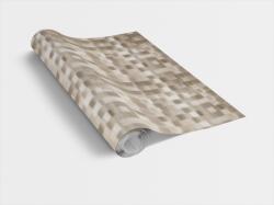  BASKET WEAVE NICKEL 45cm x 15m öntapadós tapéta