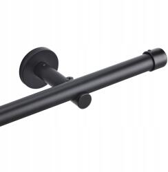  Karnisz Curtain , 160 cm, 20 mm, fekete, rozsdaálló ablakrúd (G3987)