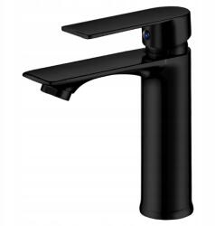 Maibang fekete mosdó csaptelep, álló, kerámia fejjel (UF007)