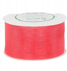  piros Organza Chiffon Esküvői Szalag 38 MM 23 Mb Ajándékcsomagolás (38mm)