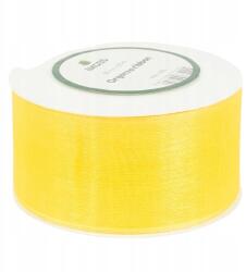 sárga Organza Chiffon Esküvői Szalag 38 MM 23 Mb Ajándékcsomagolás (38mm)