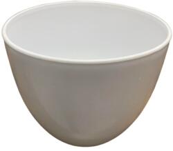 MartineX Pvc Kaspó Fedél Ikebana Pvc Orchidea 15cm Nád Virágkompozíciók (DONICZKA FI 15 CM)