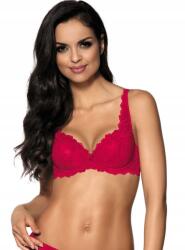 MAT Piros Csipkés Melltartó Mat Carmela Dekoratív Vállpántokkal 85D (M-053/22)