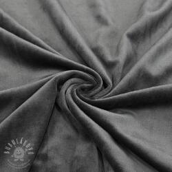  Elasztikus bársony anyag VELVET STRETCH dark grey