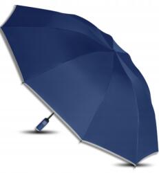 EdiBazzar Összecsukható automata esernyő, masszív XL méretű, erős szálakból tok (NIEBIESKI PARASOL PORZĄDNY PARASOLKA SKŁADANY)