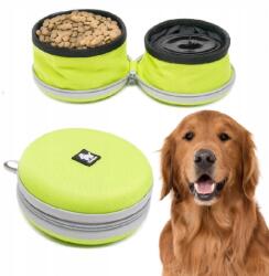 Truelove Kutya Túratál Dupla 2, 7L Összecsukható Könnyű Truelove Lime (TLT2351)