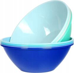 Műanyag tálak nagy Többször felhasználható Színes 3L 9db-os szett#000633 (B08QRGK56R)