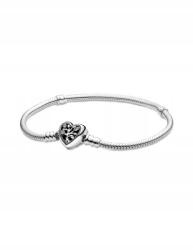Pandora Női Karkötő Pandora 598827C01-20 Ezüst Szív Fa Family (5700302864090)