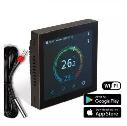 WENTOREX Termostat WENTOREX FE-1 WIFI cu senzor de temperatură pentru podea - pentru încălzire electrică în pardoseală (16A) (5940805364950)