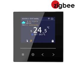 WENTOREX Termostat de cameră, cu senzor de temperatură pentru, încălzire electrică prin pardoseală WENTOREX Control FE-2 cu ecran tactil, compatibil ZigBee (16A) (5940805366152)