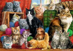 Trefl - Puzzle Cat meeting - 1 000 piese