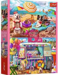 Trefl - Puzzle 2x500 Holiday time - 500 piese