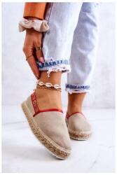 Butosklep Bézs színű, Big Star, női espadrillák (JJ274879 BEIGE__18923)