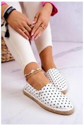 Butosklep Fehér, Big Star pöttyös espadrillák, hölgyeknek (JJ274870 WHT__18914)