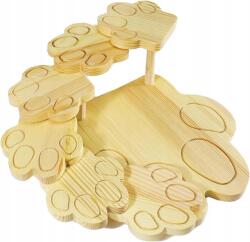 Sushi snack tálaló tálca emeletes bambusz tálca 36×11cm#000955 (X0020EH2X5)