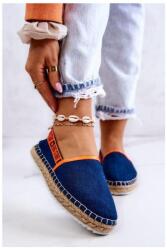 Butosklep Kék színű, Big Star, női espadrillák (JJ274877 NAVY__18925)
