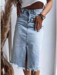 Dstreet Női farmerszoknya, elöl hasítékkal (CY0384)