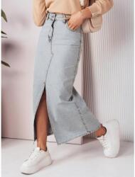 Dstreet Világoskék farmer maxi szoknya (CY0441)