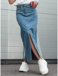 Dstreet Kék farmer maxi szoknya hasítékkal (CY0465)