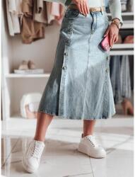 Dstreet Világoskék farmerszoknya oldalsó gombokkal CY0487 (CY0487)
