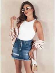 Dstreet Kék farmerszoknya kopott mintával (CY0456)