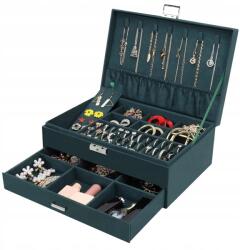 EdiBazzar Ékszerdoboz ékszertartó szervező doboz nagy kapacitású tok nagy méretű (Szkatułka pudełko na biżuterię organizer)