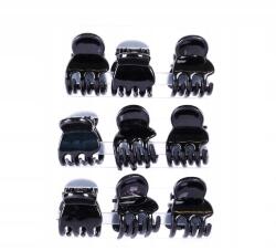 Bocca Beauty Béka Hajcsat Fekete Kis Rák Hajcsat Csat 9 Db (B3003)