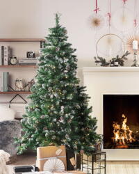 Maxishop Brad de Craciun artificial LED PALOMAR 180 cm Verde inchis (476508)
