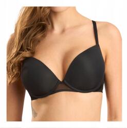 Lormar Merevítős melltartó Balkonos melltartó mély dekoltázshoz Lormar 75B (biustonosz balkonetka czarna głęboki dekolt)