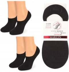 Marilyn Női pamut lábbeli szilikonnal fekete Szilikon Marilyn 35/38