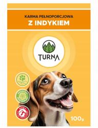 TURNA Nedves Kutyaeledel 100g Pulykával Turna Gabonamentes Tasak