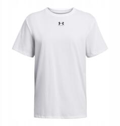 Under Armour Női póló Under Armour Campus Oversize white/black, M