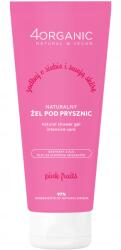 4organic Pink Fruits Tusfürdő, 200ml, természetes, rózsaszín (5904181936200)