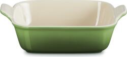 Le Creuset Forma de copt Heritage pătrată, 23 cm, verde bambus (61114234080006)