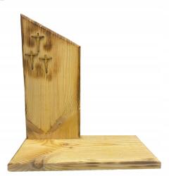 MartineX Alátét Deszka Fa 38cm Alap 3k (Lampion Drewniany - Baza)