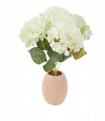 MartineX Mesterséges Hortenzia Csokor 48cm Levéllel Mesterséges Nagykereskedelmi Váza (Hortensja)