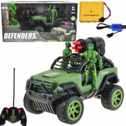 Ciuciubabka Távirányítós Terepjáró Autó, Katonai, Rakéta Vetővel (zestaw zdalnie sterowany wojsko)