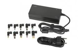iBOX Incarcator laptop iBOX, 120W, negru, 137x59x35mm, 10 conectori (IUZ120WA)