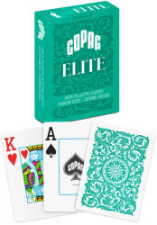 Copag Póker Kártya 100% Plasztik, Copag Elite Poker Jumbo Nagy Számmal, Zöld Hátlappal