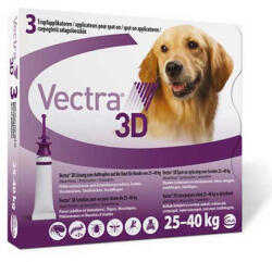 Ceva Vectra 3x Vectra 3D 25-40kg pipete antiparazitare pentru caini