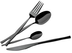 Berlinger Haus 6 személyes rozsdamentes acél evőeszköz készlet, fekete színben (BH-3066)