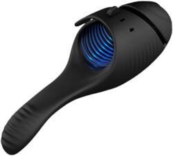 Leopard - akkus makkvibrátor (fekete) - velvetplay