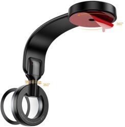 hoco. H71 autós tartó (műszerfalra, öntapadó, állítható, mágneses, 360°