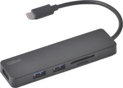 Qilive 600128048 USB-C HUB kártyaolvasóval