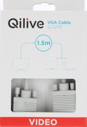 QILIVE VGA monitor kábel 1, 5 m szürke