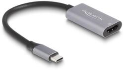 Delock USB Type-C adapter HDMI (DP Alt Mode) 8K-hez HDR funkcióval alumínium (60021) (60021) - firstshop