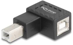 Delock USB 2.0 adapter B-típusú USB apa B-típusú USB anya 90 -ban balra hajlított (67207) (67207) - firstshop