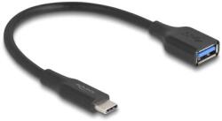 Delock USB 10 Gbps Adapter USB Type-C apa A-típusú anya 19 cm 60 W QC 3.0 fekete (67179) (67179) - firstshop